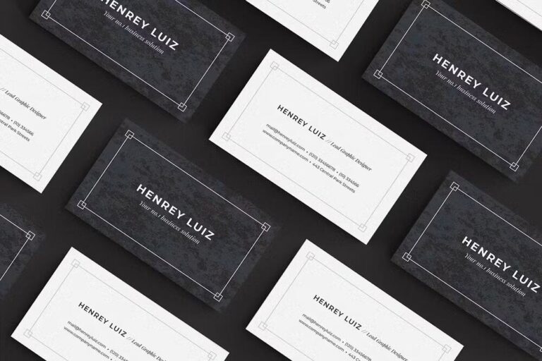 Corporate business card templates cover