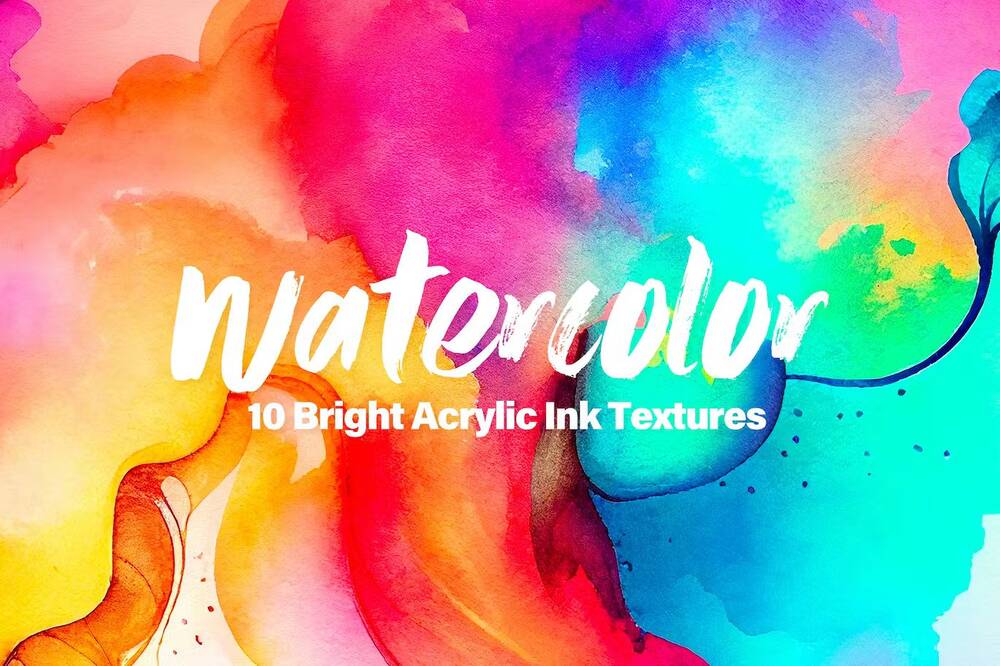 A colorful watercolor texture backgrounds