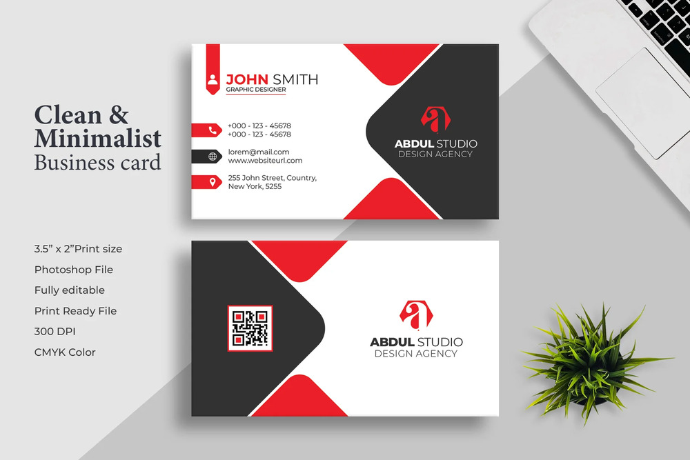 A creative coprate business card