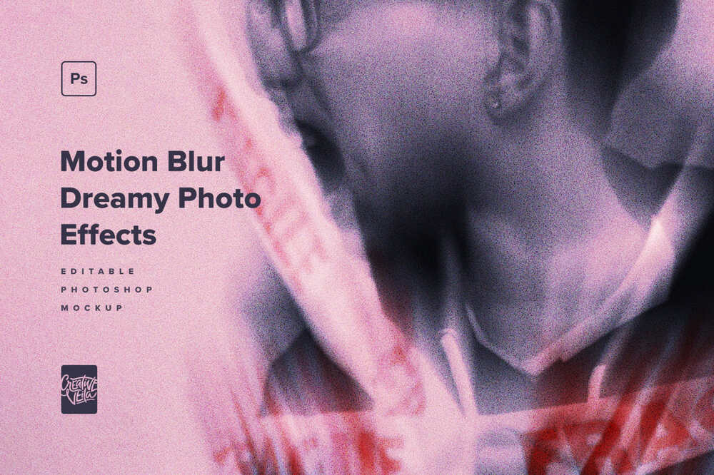 A motion blur photo effects