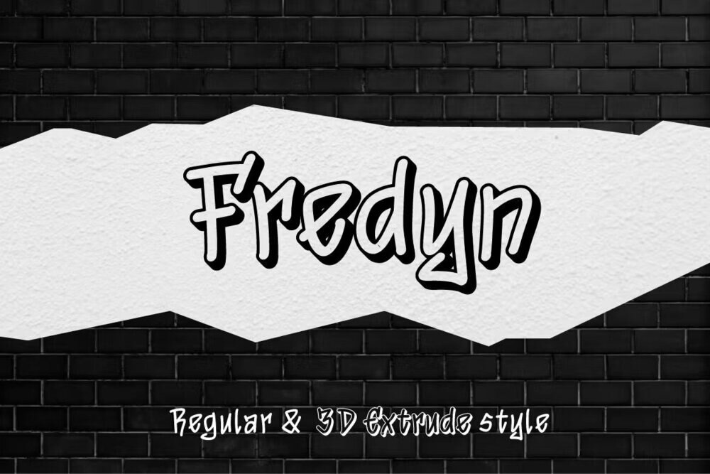 A street art hip hop font