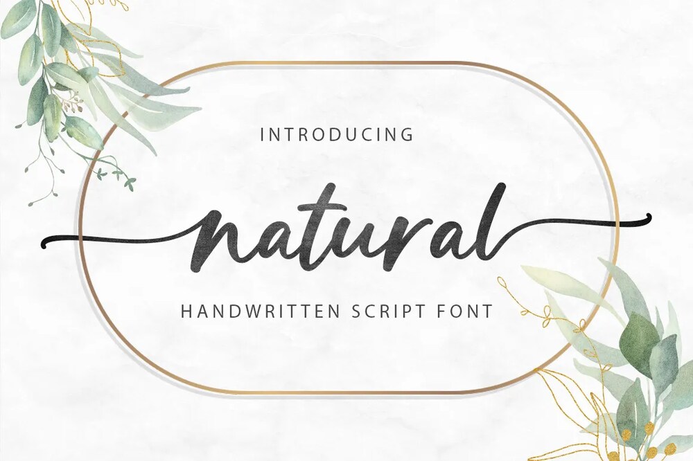 A free handwritten script font