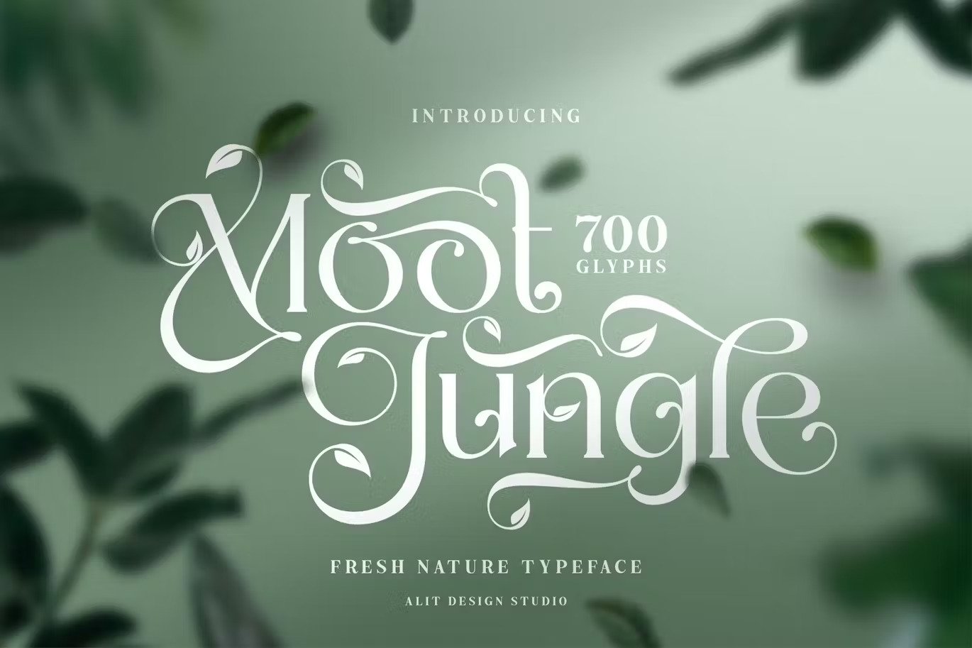 A fresh nature typeface