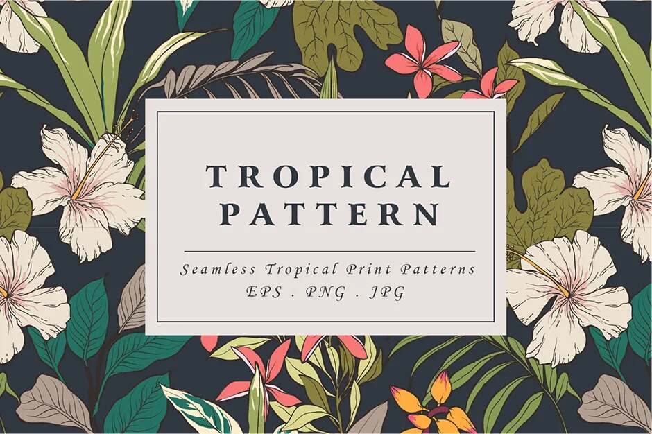 Tropical Flower Patterns