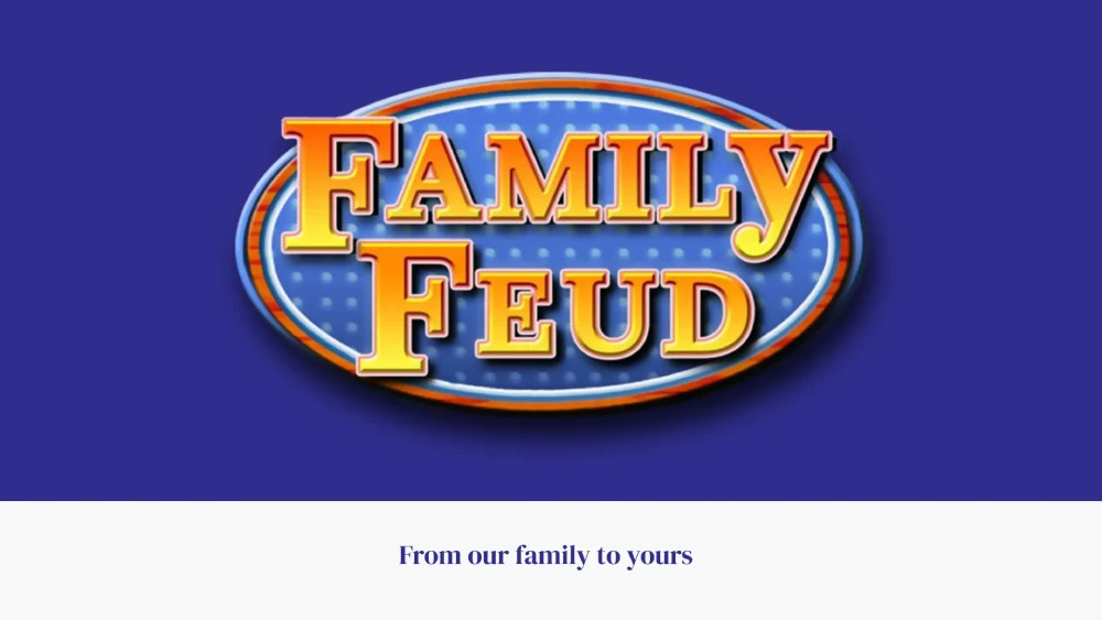 A family feud blnk google slides template