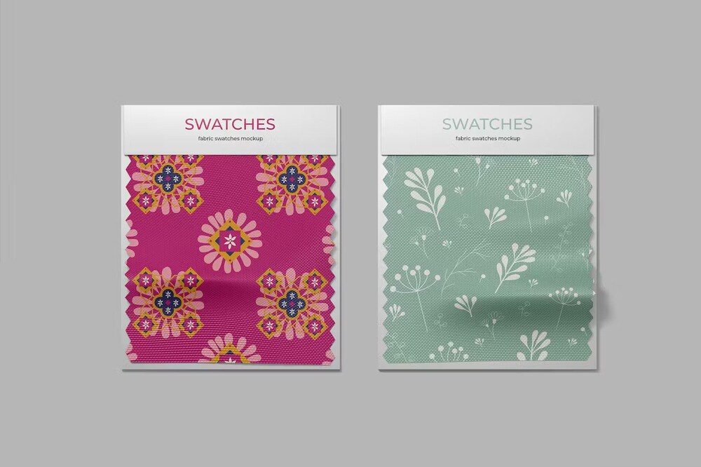 A fabric swatch mockup