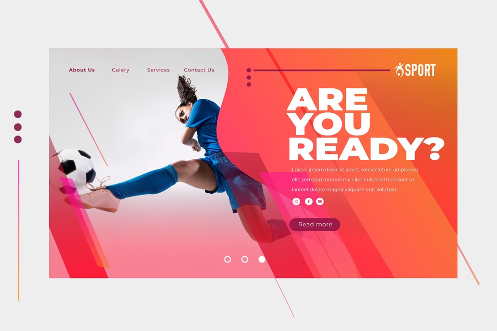 A website dedicated for sport
