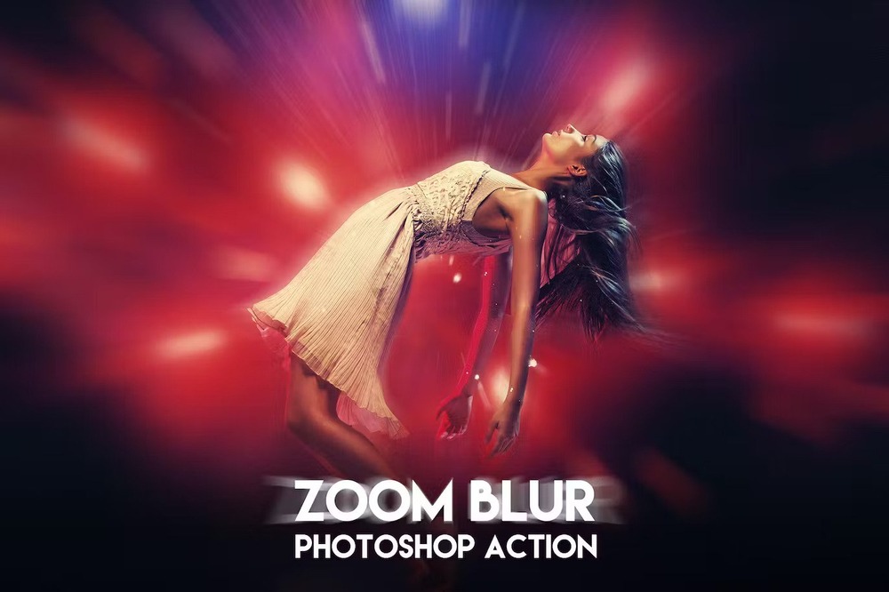 A xoom blur photoshop action