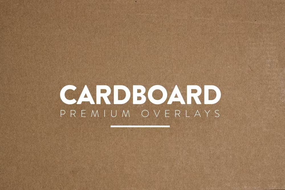 A set of cardboard textures