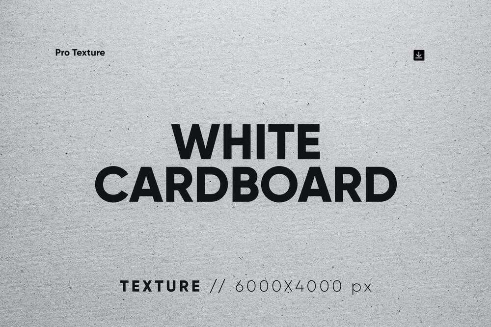 A set of white cardboard textures