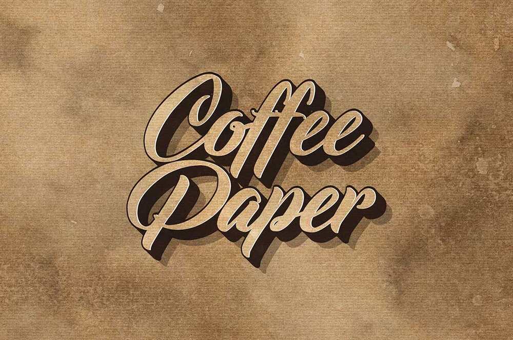 A free coffee paper textures