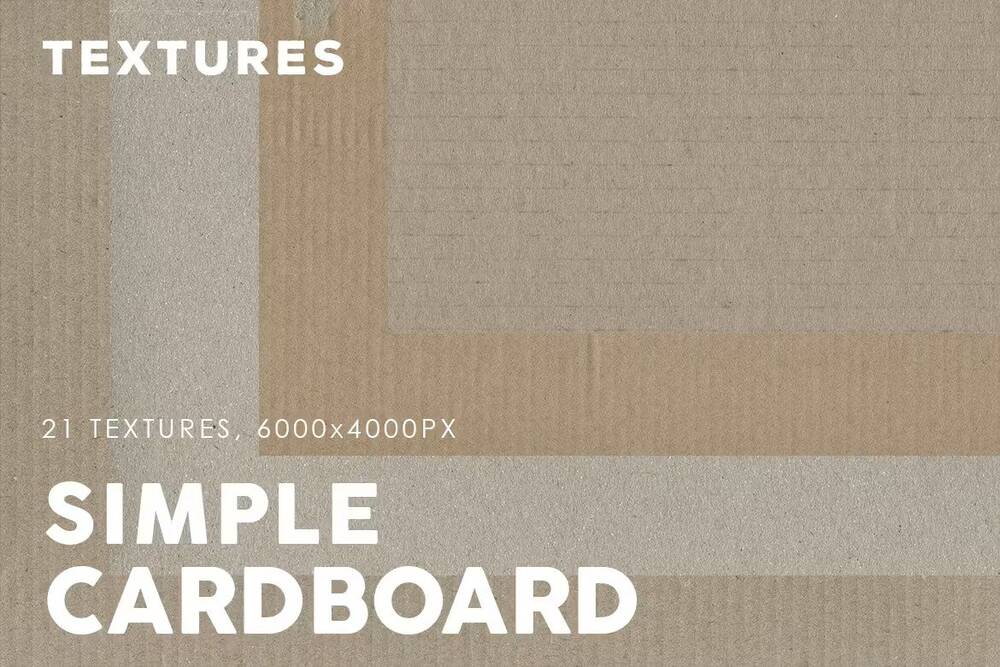 A simple cardboard textures