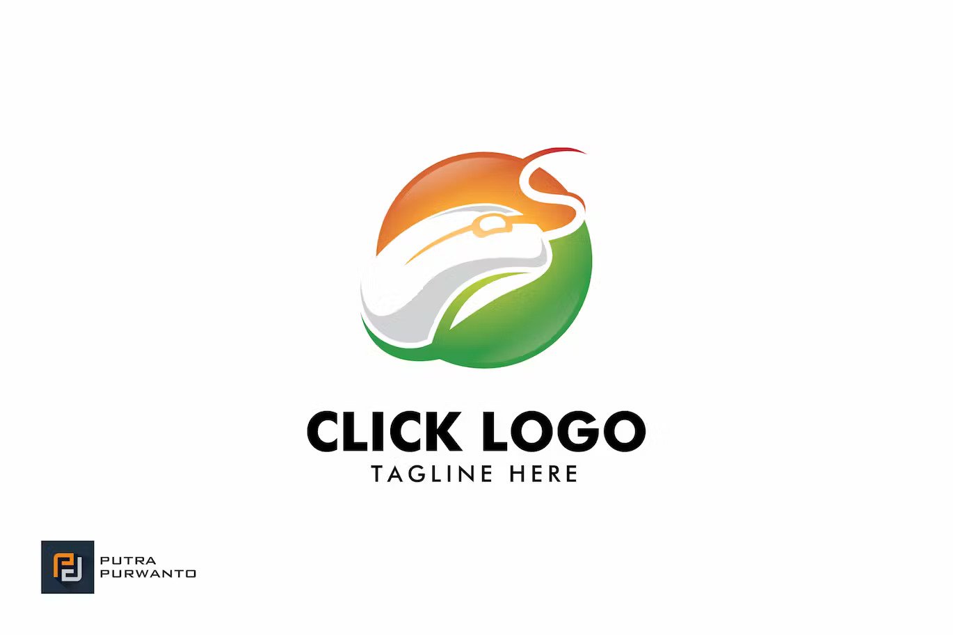 A click logo template