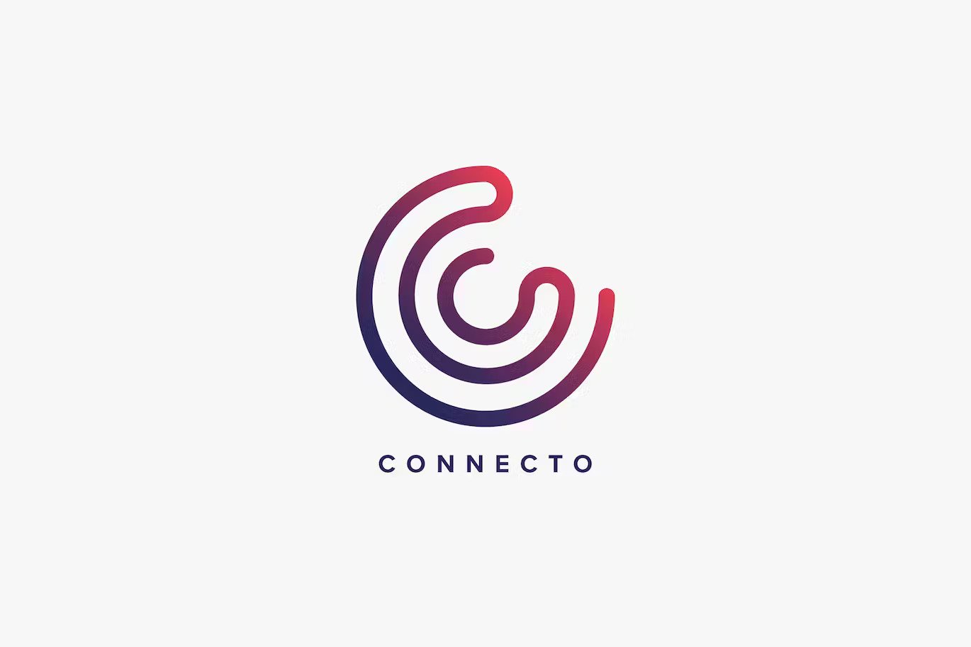 A connecto letter c logo template