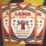 A labor day flyers