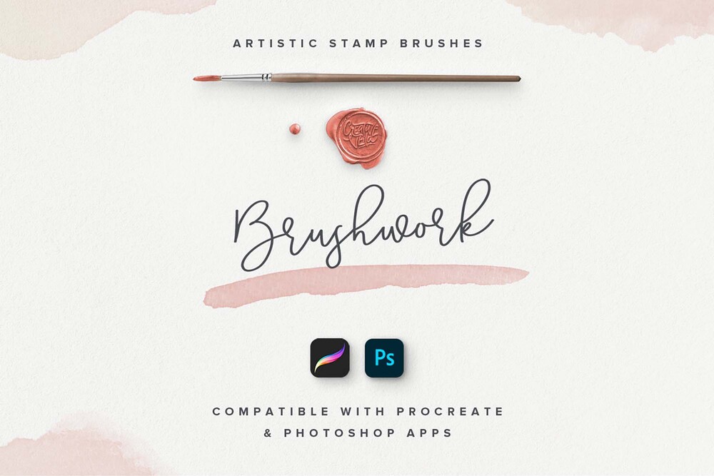 A free stamp brushes for procreate