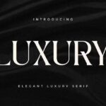 Elegant luxury fonts