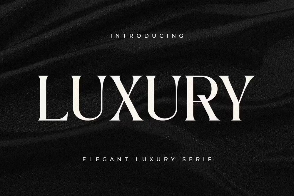 Elegant luxury fonts