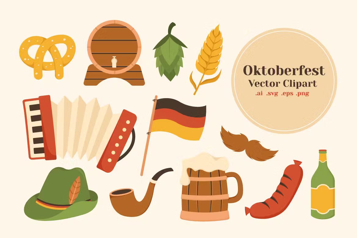 Oktoberfest vector clip art
