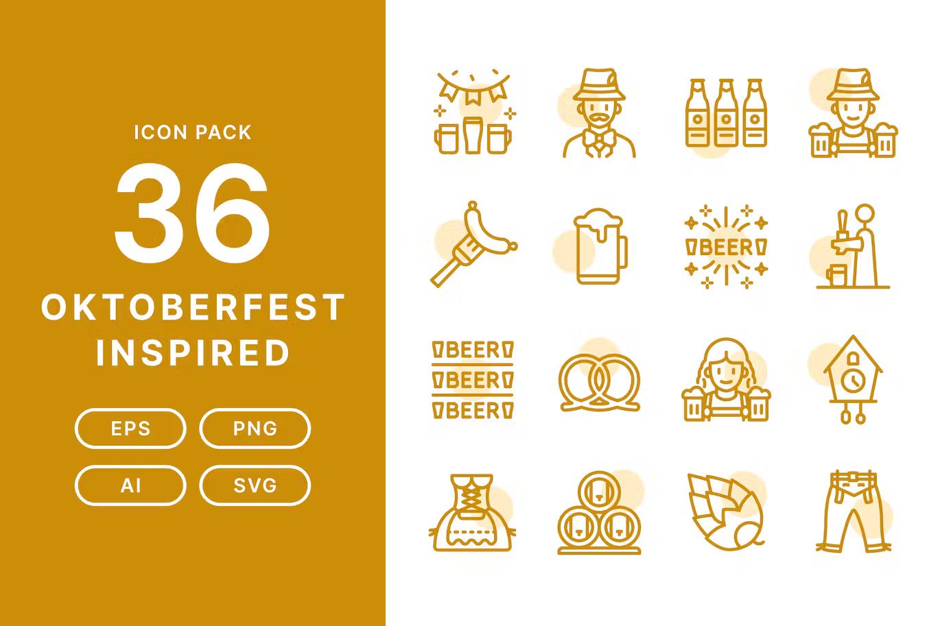 Oktoberfest inspired icon pack