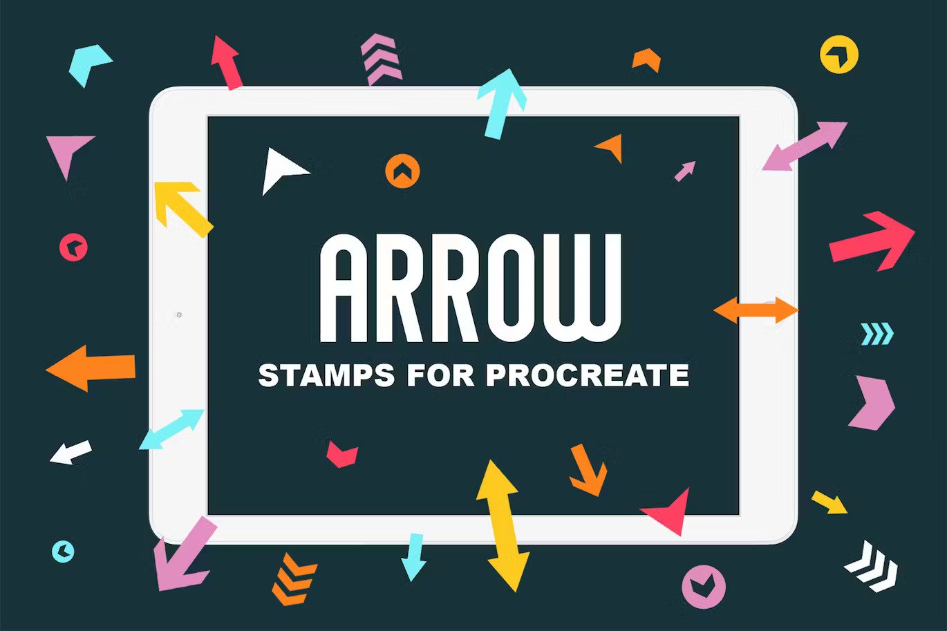 Arrow stamp brushes for procreate