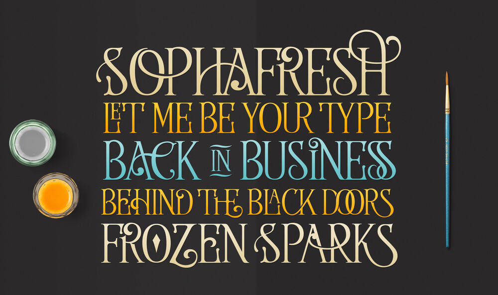 A free luxury elegant font