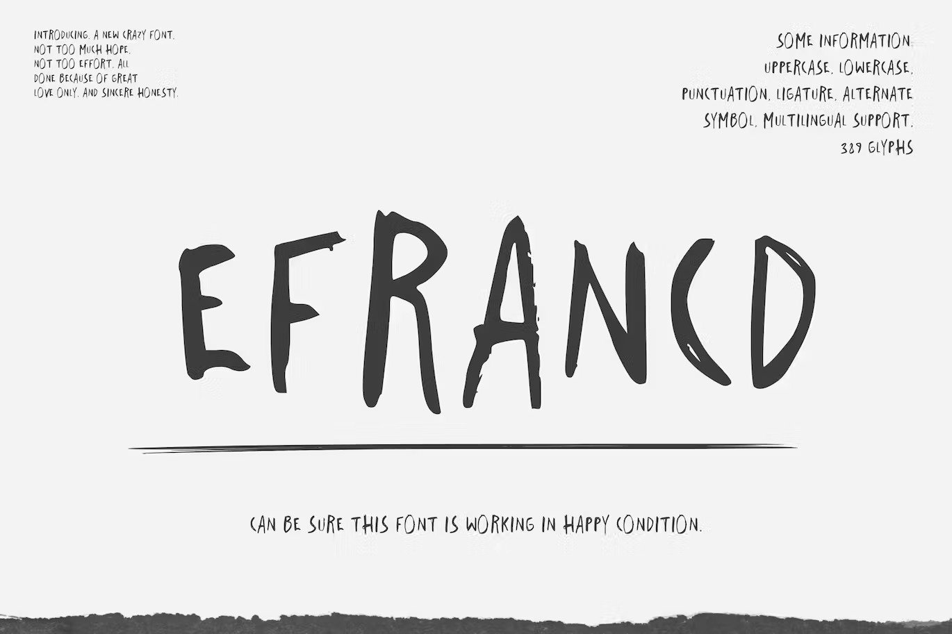 A handwritten pencil font