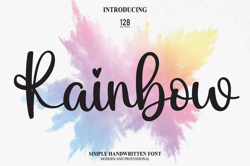 A free simply handwritten font