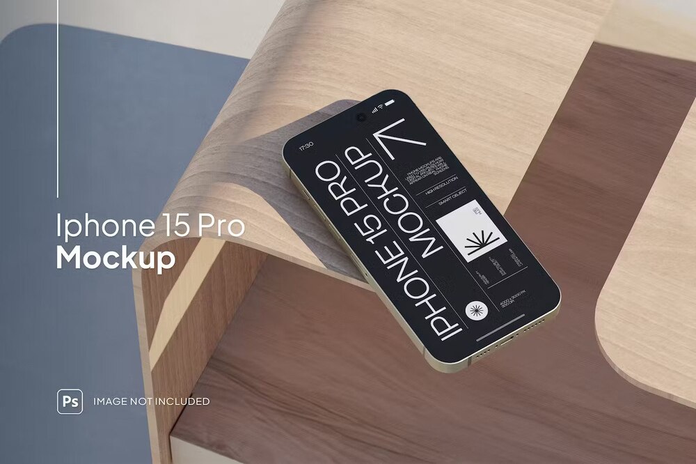 iPhone 15 pro mockup template