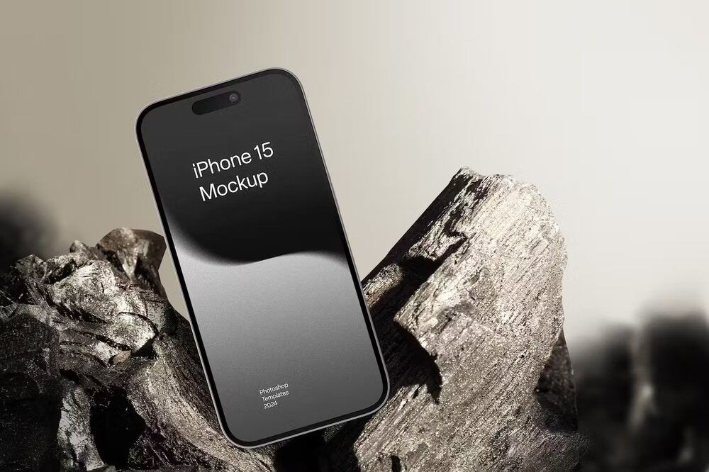 iPhone 15 photography mockup