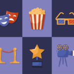 A free movie cinema icons