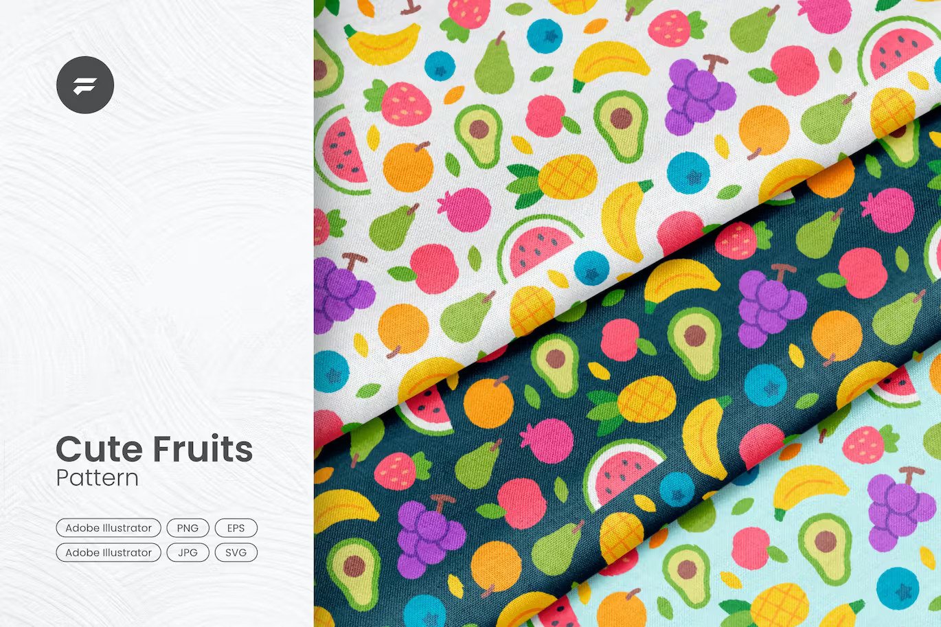 A cute fruits pattern