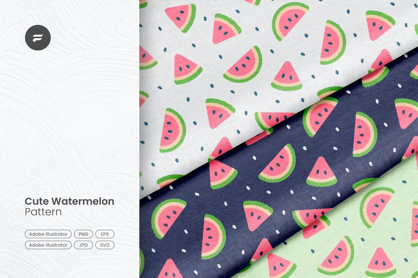 A cute watermelon pattern