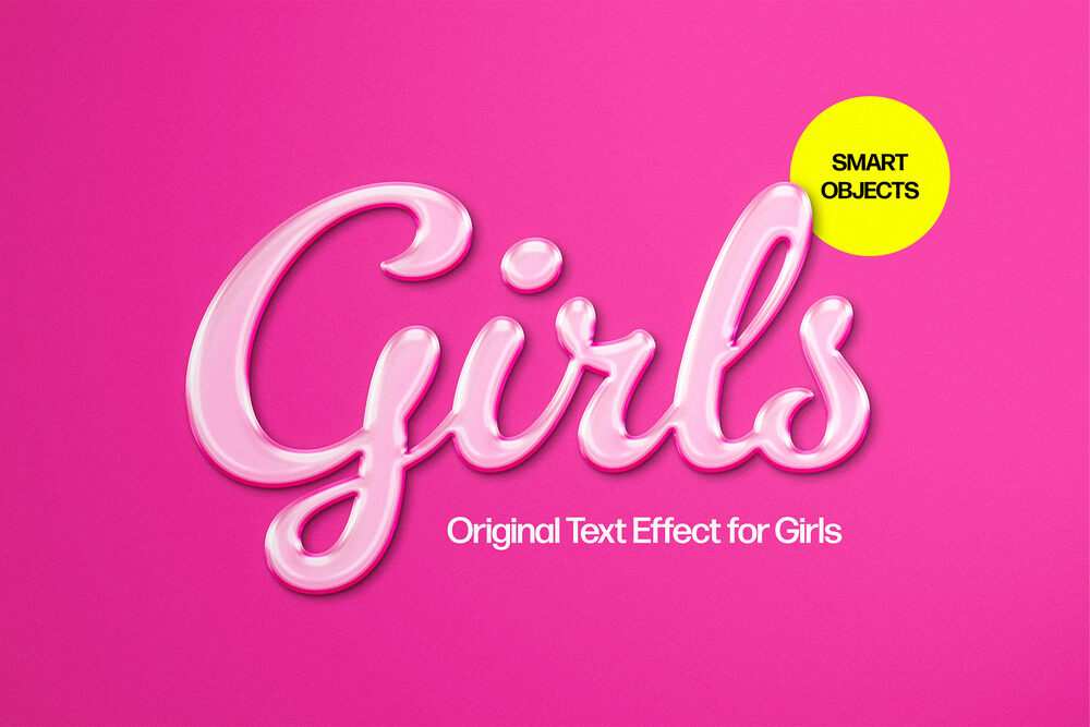 A free original text effect for girls