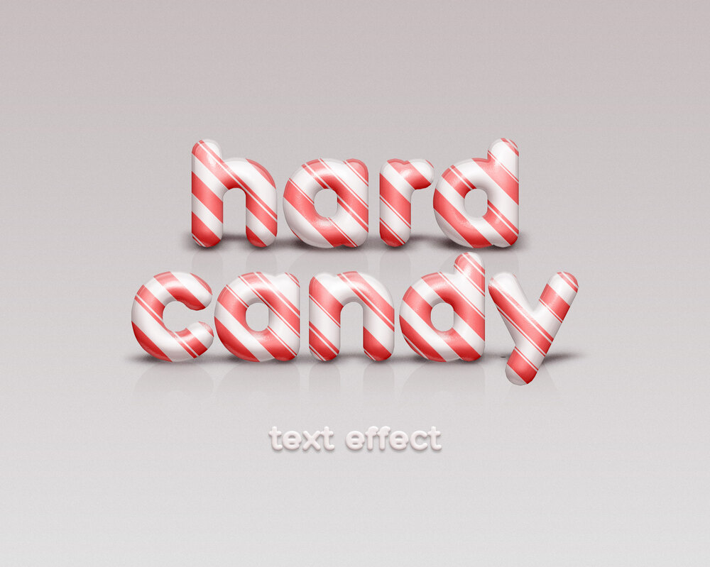 A free cartoon text effect for photoshop