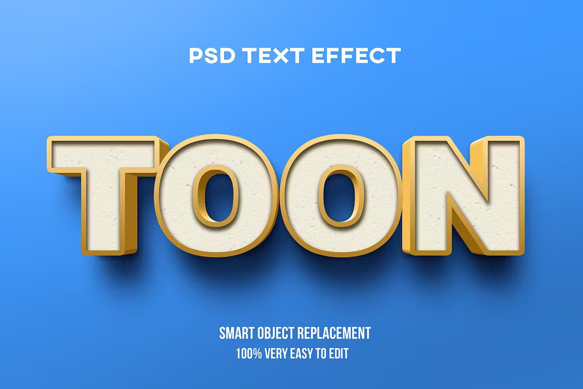 A toon text effect for photoshop