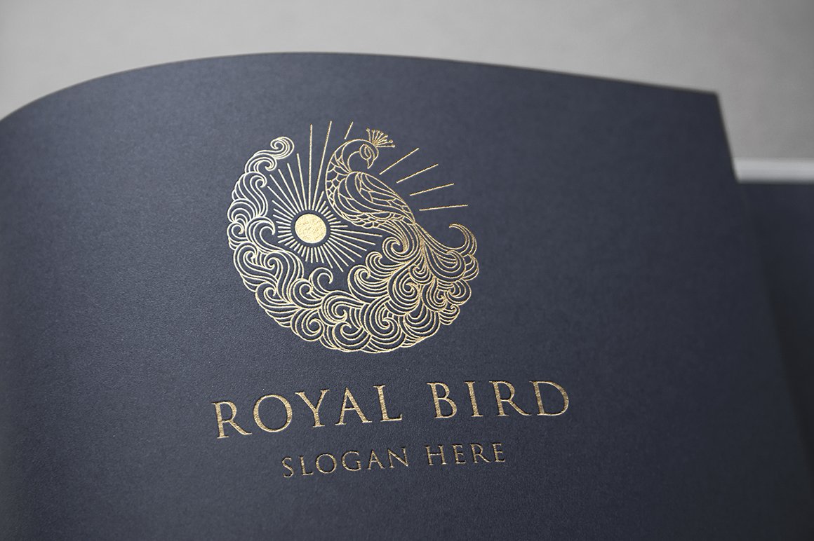 A royal logo template