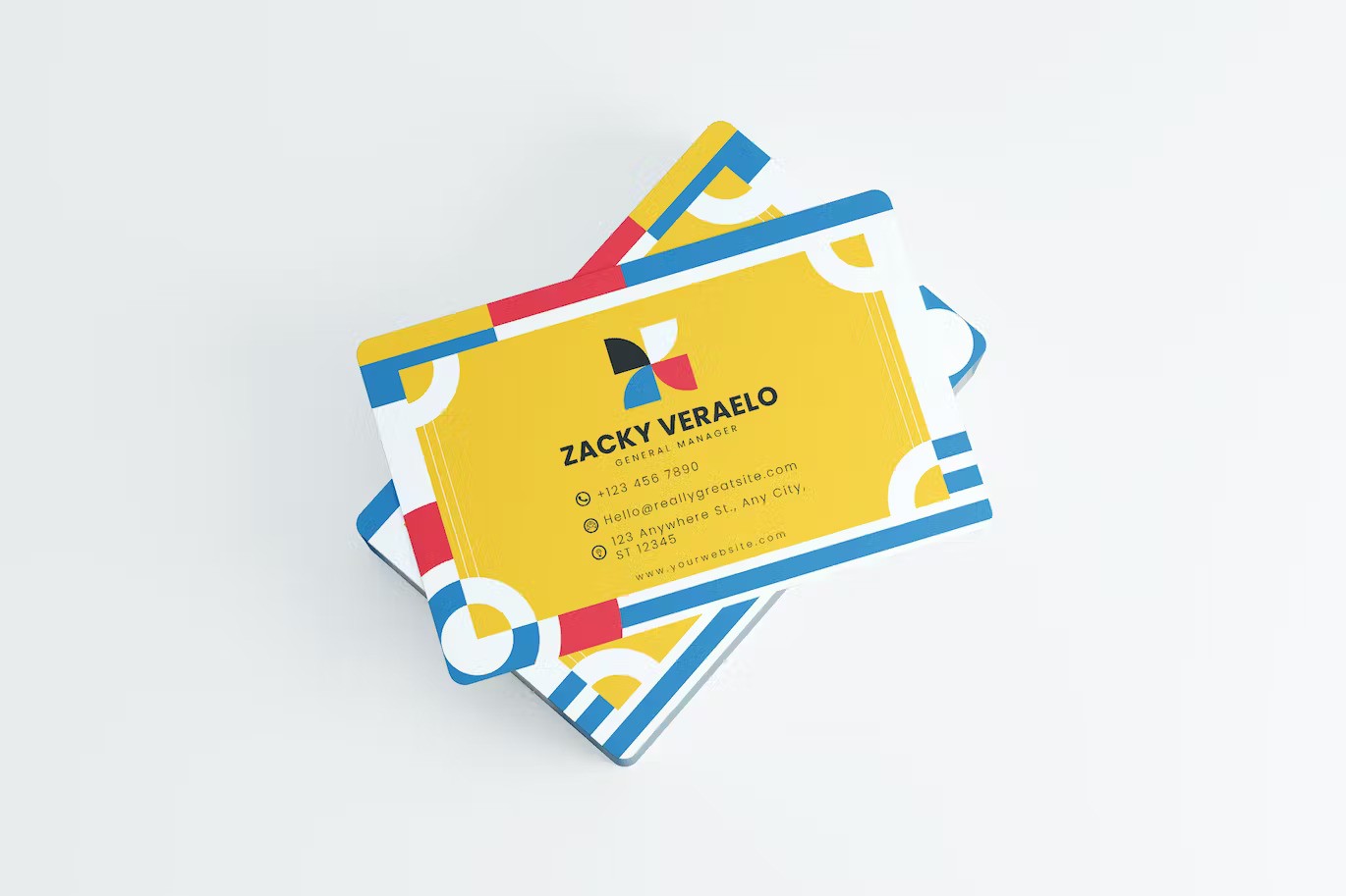 A creative business card template