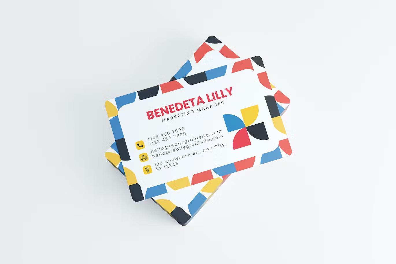 A marketing Business card Template