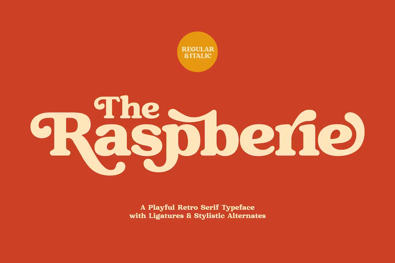 A retro modern typeface