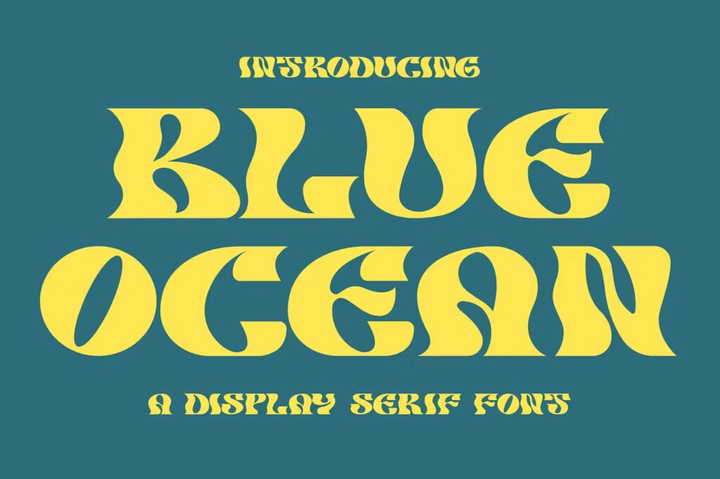 A display serif font