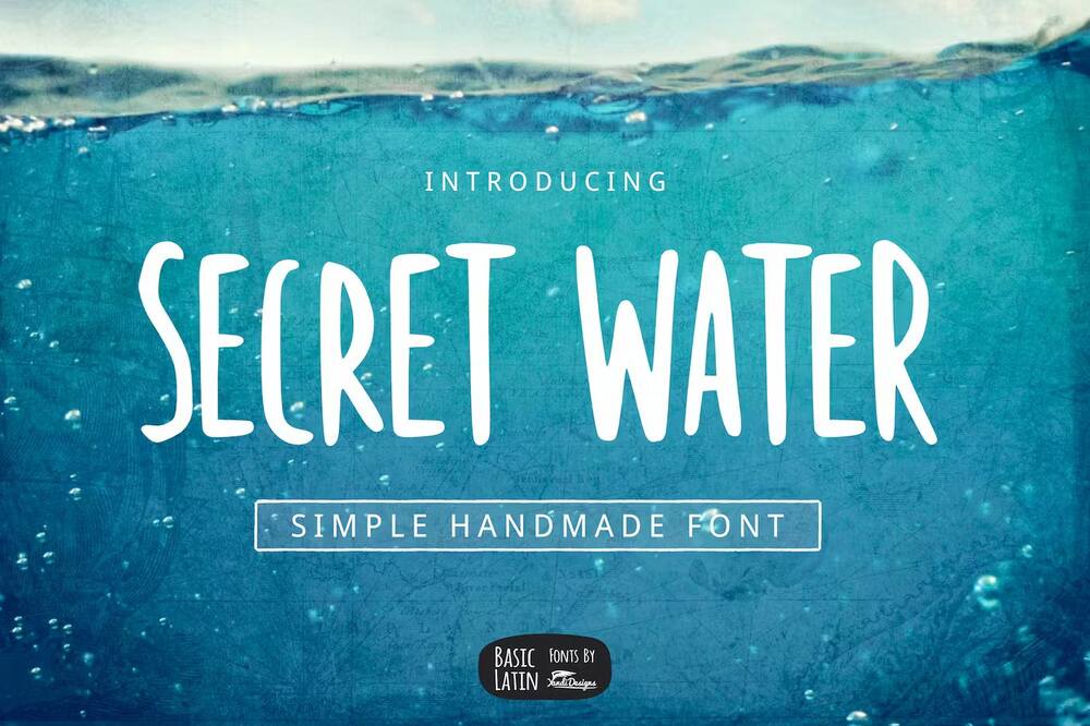 A simple handmade font