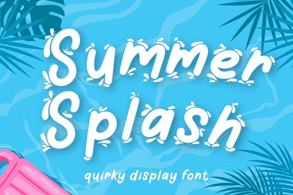 A quirky display font