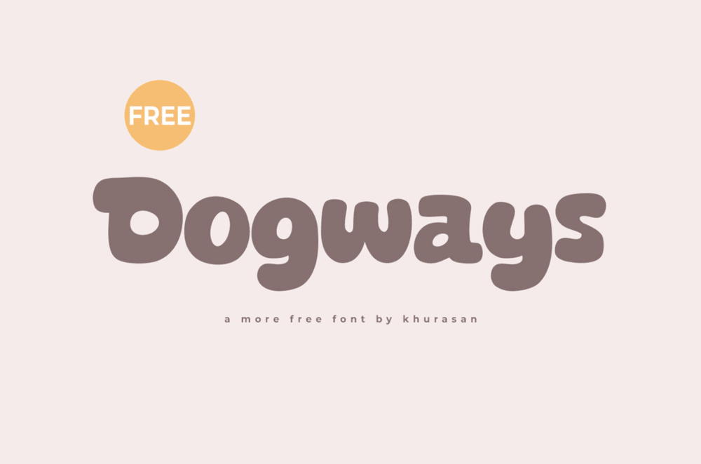 A free bold lowercase rounded font