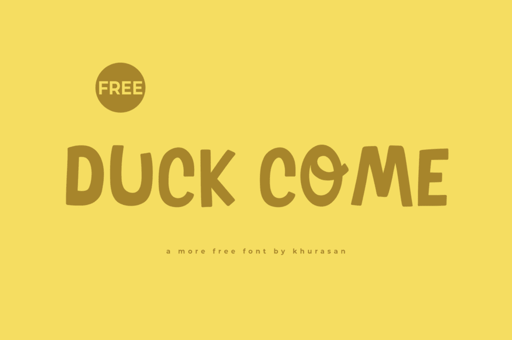 A free all caps fun font