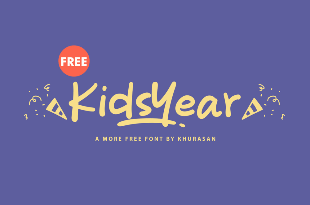 A free party handwritten font