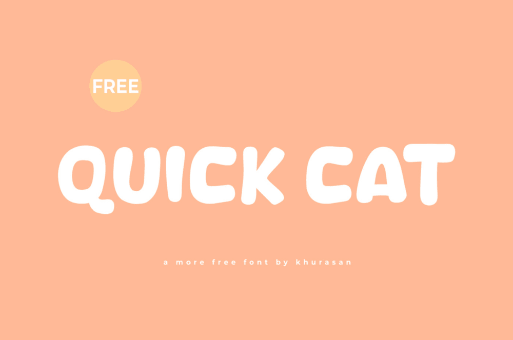 A free all caps bold font