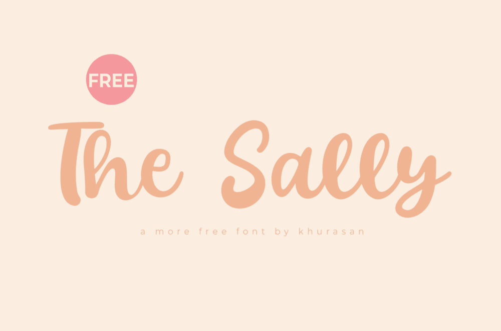 A free beautiful script font